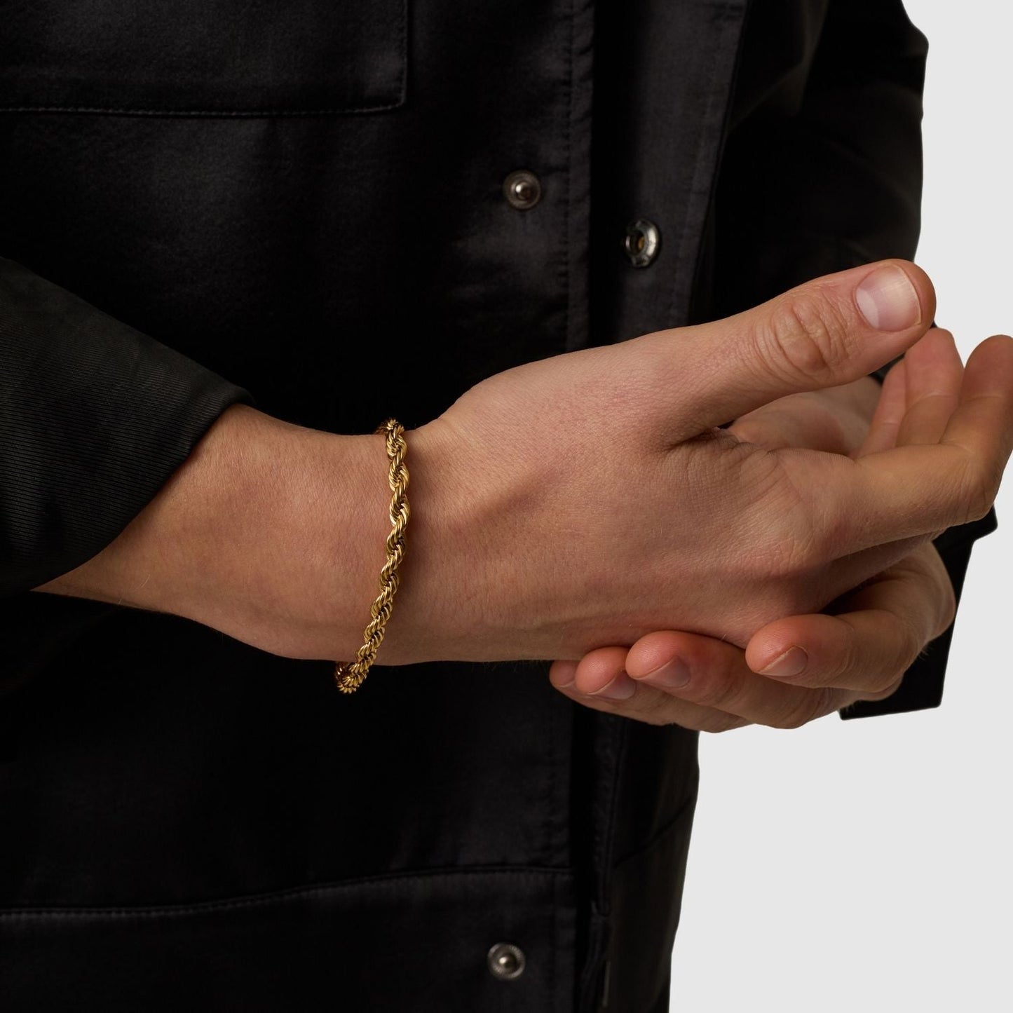Touwarmband (Goud) 5mm