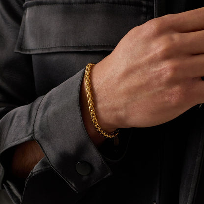 Tarwe Armband (Goud) 5mm