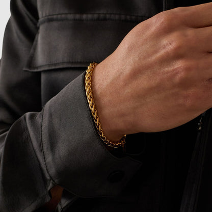 Tarwe Armband (Goud) 5mm