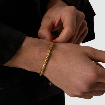 Tarwe Armband (Goud) 5mm