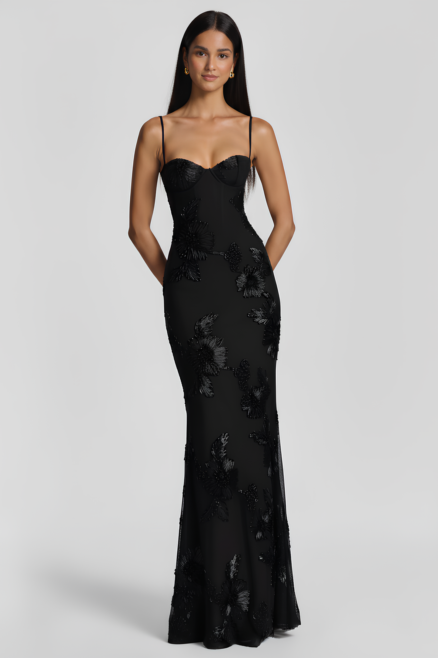 Lang Bustier Jurk Wenen