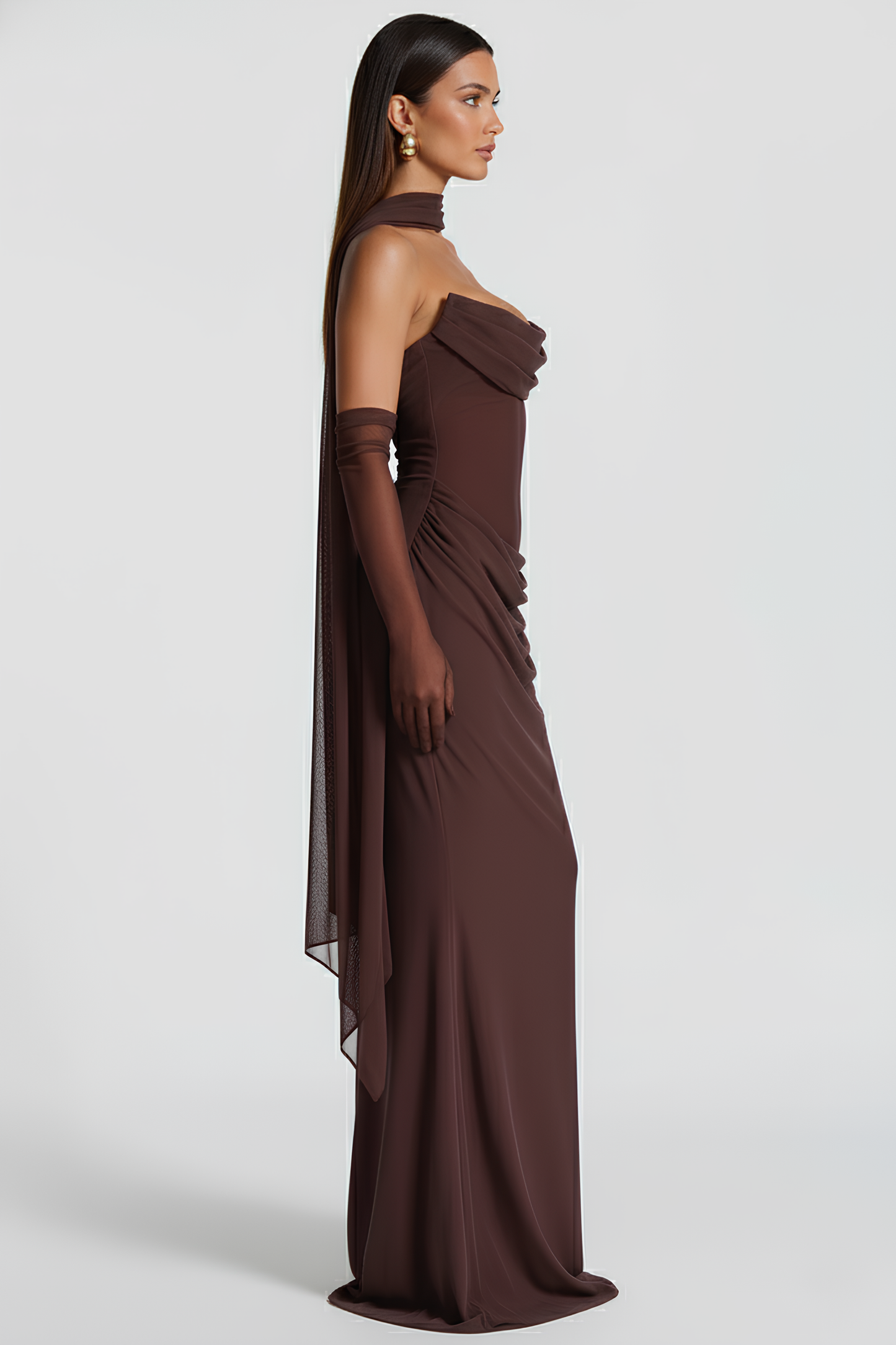 Lang Bustier Jurk Alessia