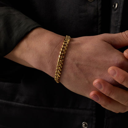 Cuban Armband (Goud) 8mm