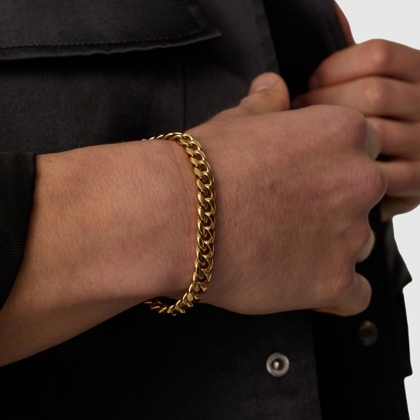 Cuban Armband (Goud) 8mm