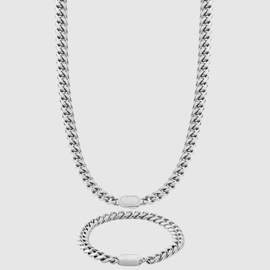 Cubaans 8mm Set (Zilver)