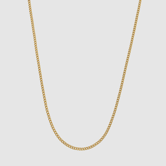 Minimale Curb (Goud) 2mm