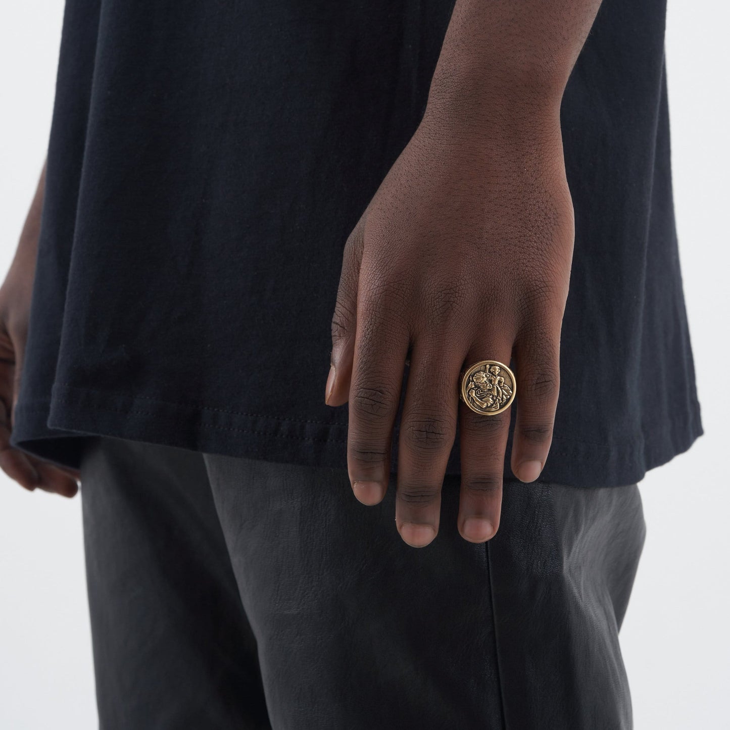 St. Christopher Ring (Goud)