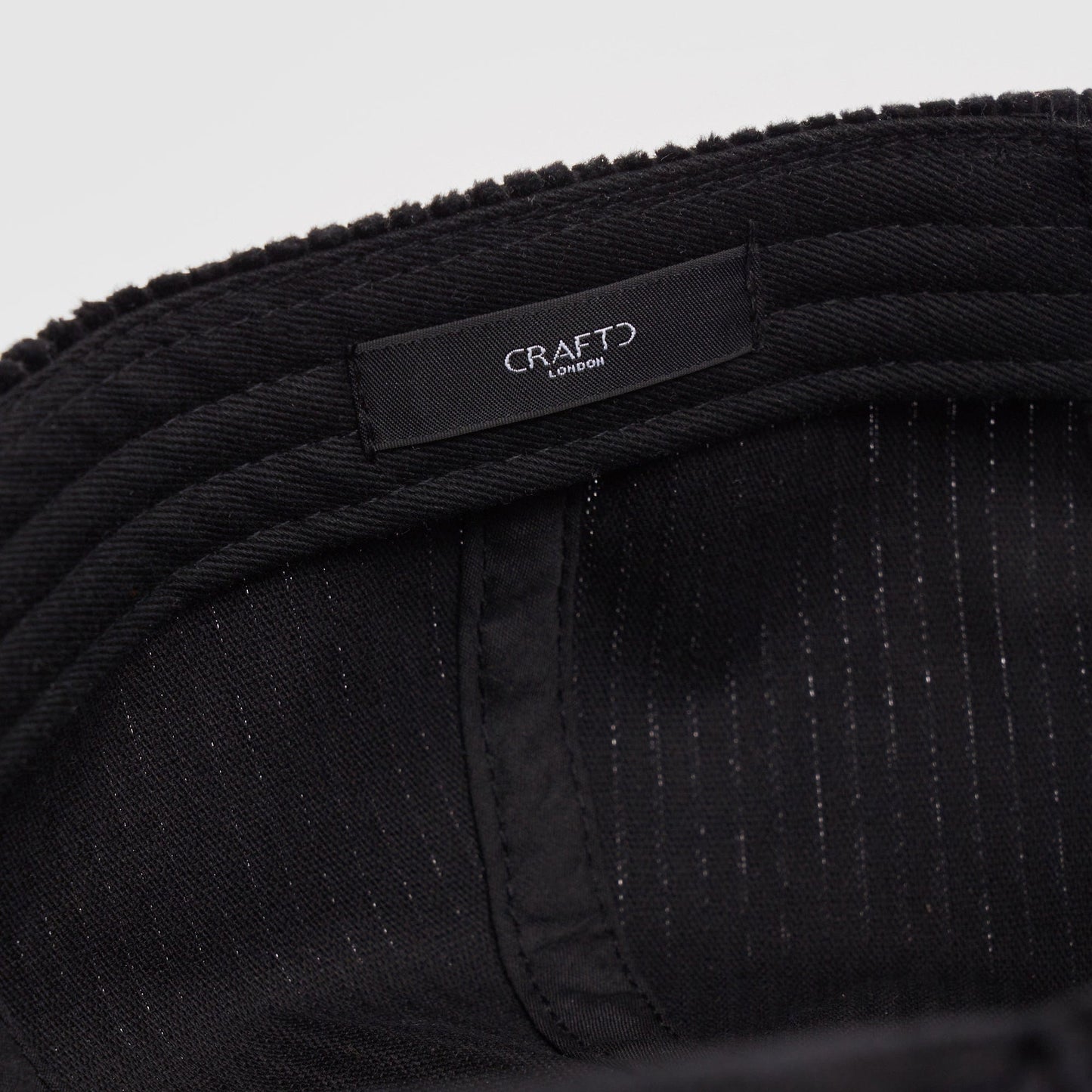 Gentlemen's Club Hoed - Cord (Zwart/Geel)