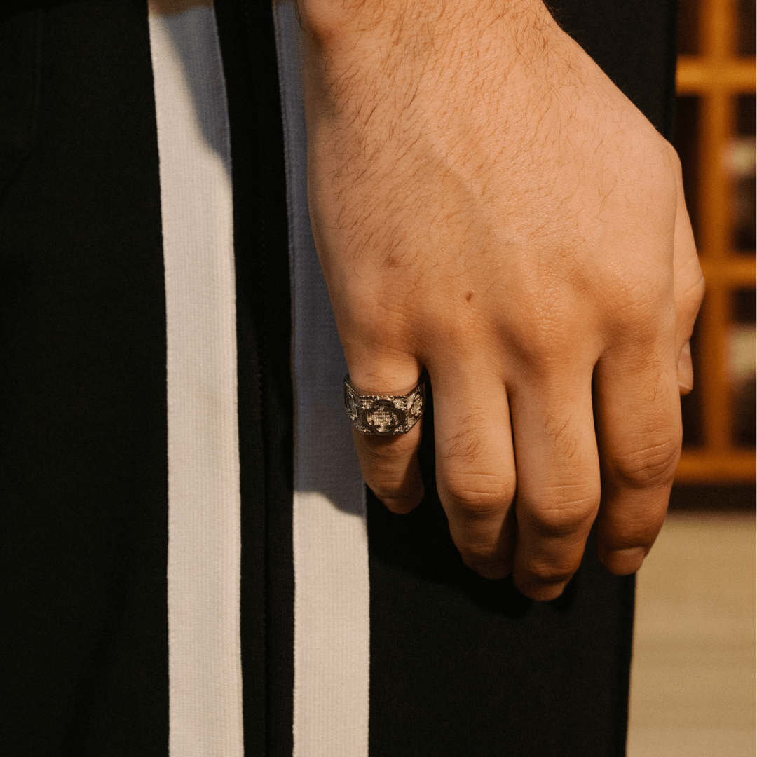 Clover Sovereign Ring (Zilver)
