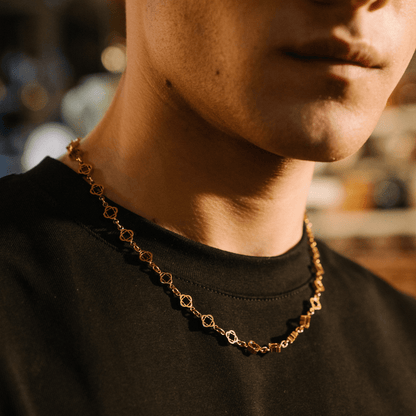 Clover Link Ketting (Goud)