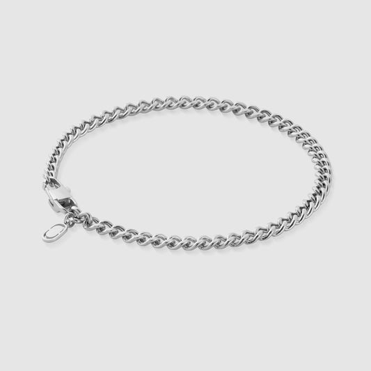 Cubaans Armband (Zilver) 4mm