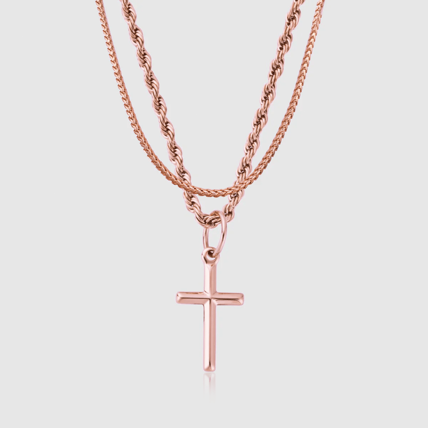 Cross & Cali Set (Roségoud)