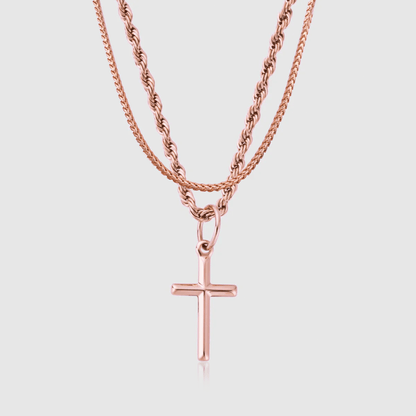 Cross & Cali Set (Roségoud)