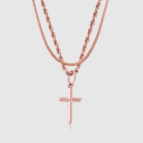Cross & Cali Set (Roségoud)