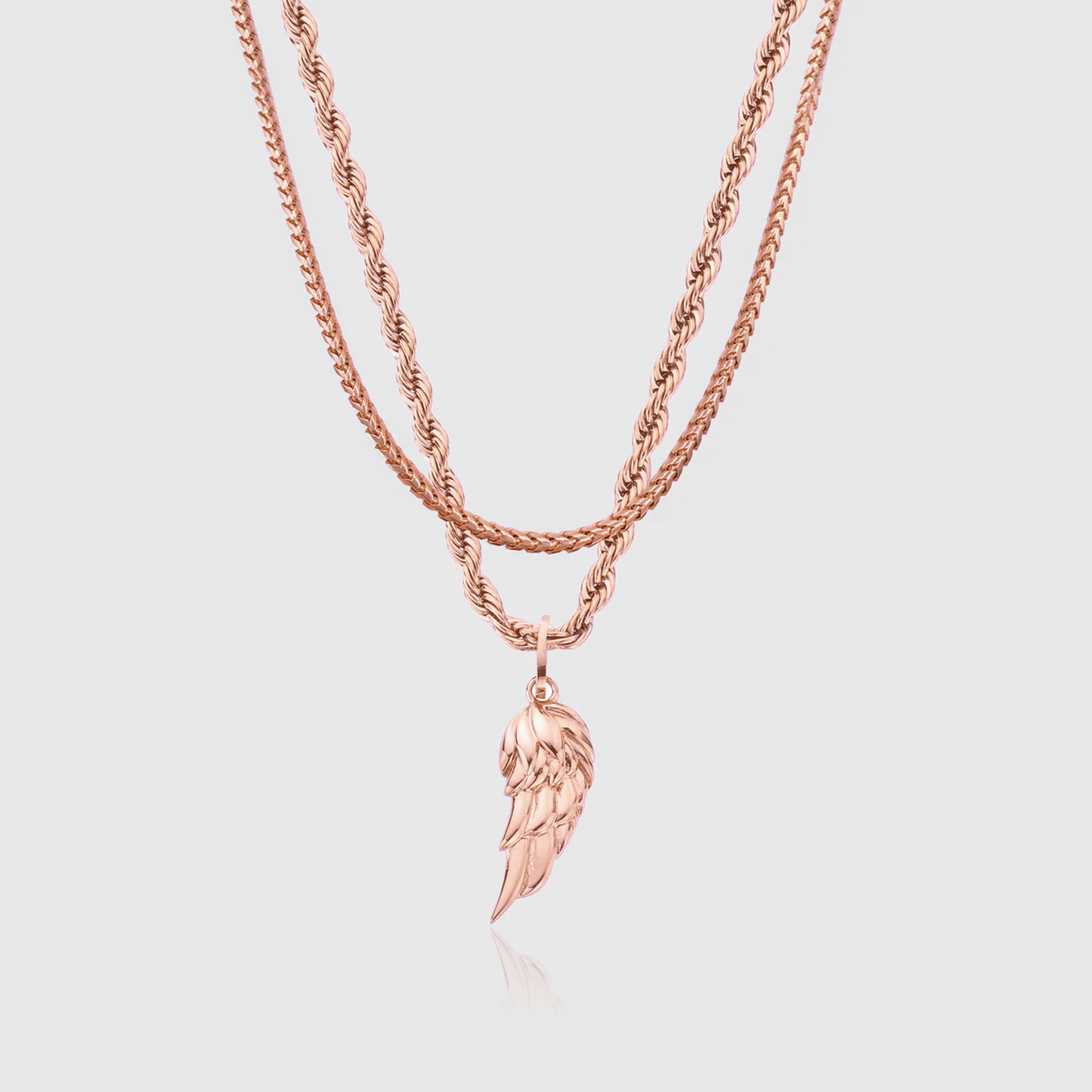 Wing & Cali Set (Roze Goud)