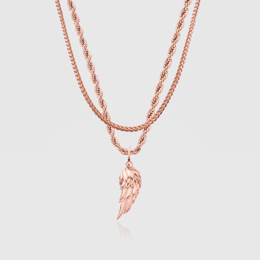 Wing & Cali Set (Roze Goud)