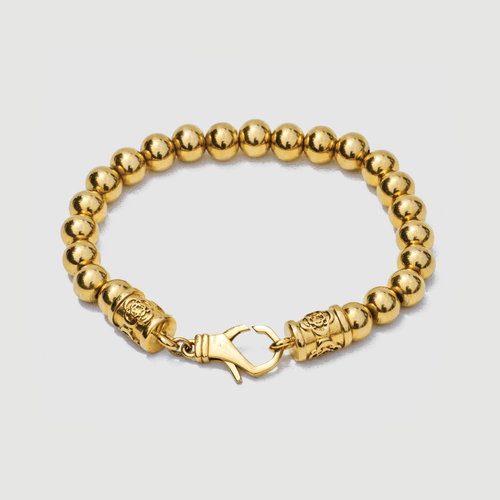 Chroom Bal Armband (Goud)