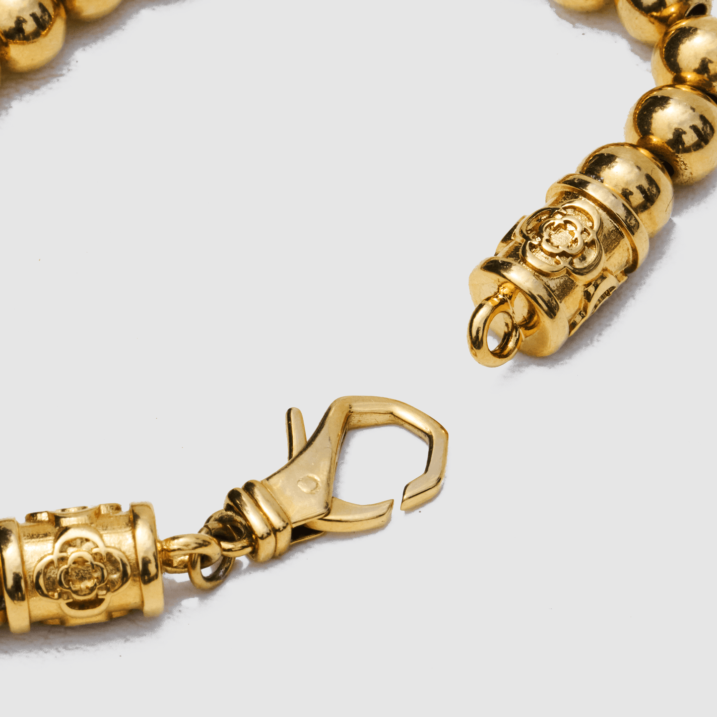 Chroom Bal Armband (Goud)
