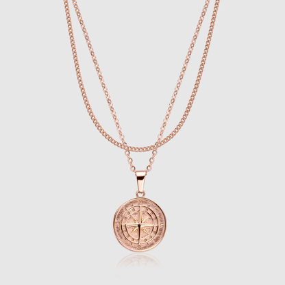 Compass en Connell Set (Roze Goud)