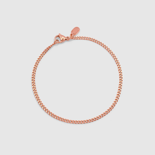 Connell Armband (Roze Goud) 2mm
