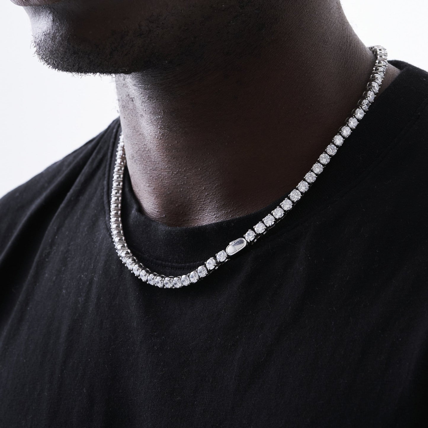 Tennis Ketting (Zilver) 5mm