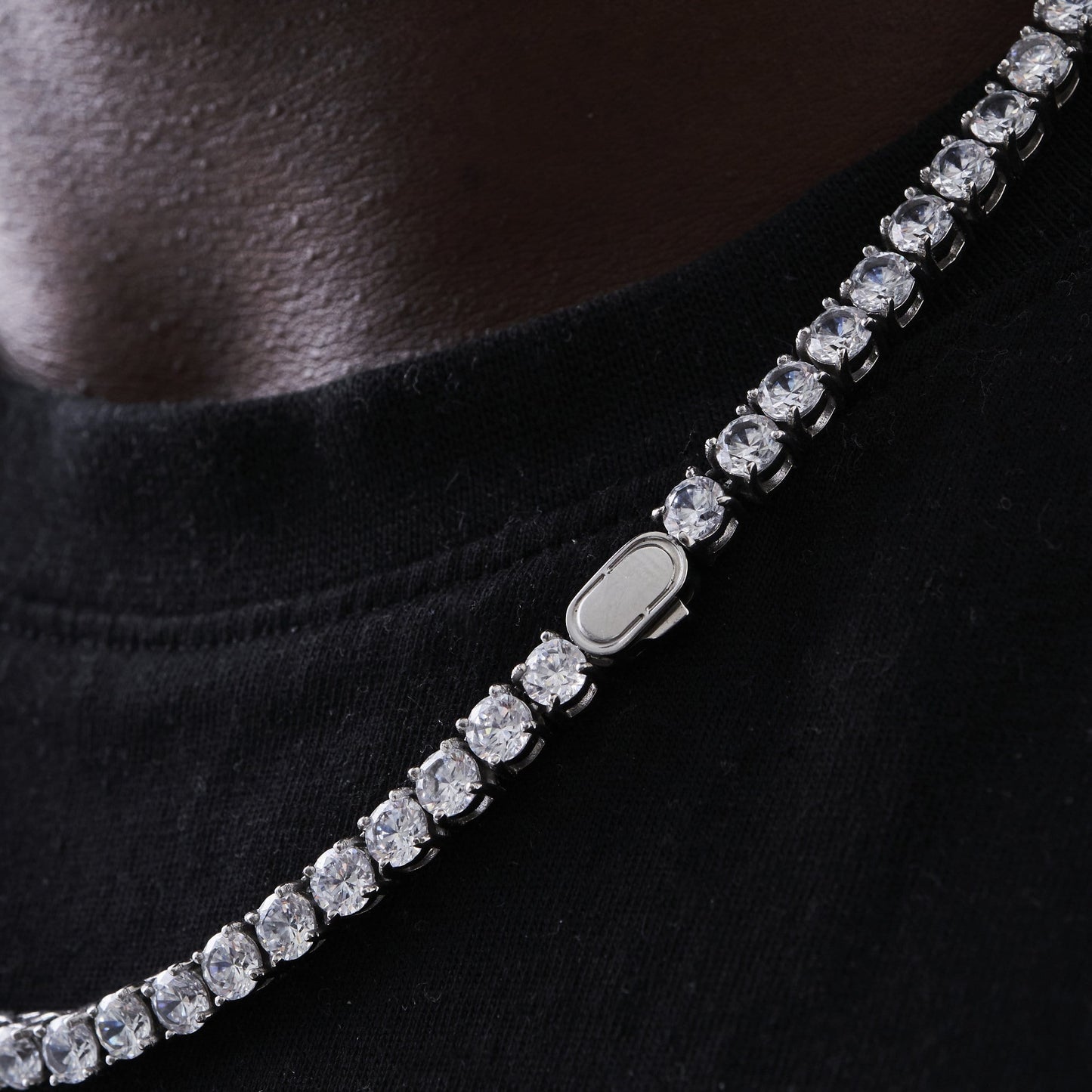 Tennis Ketting (Zilver) 5mm