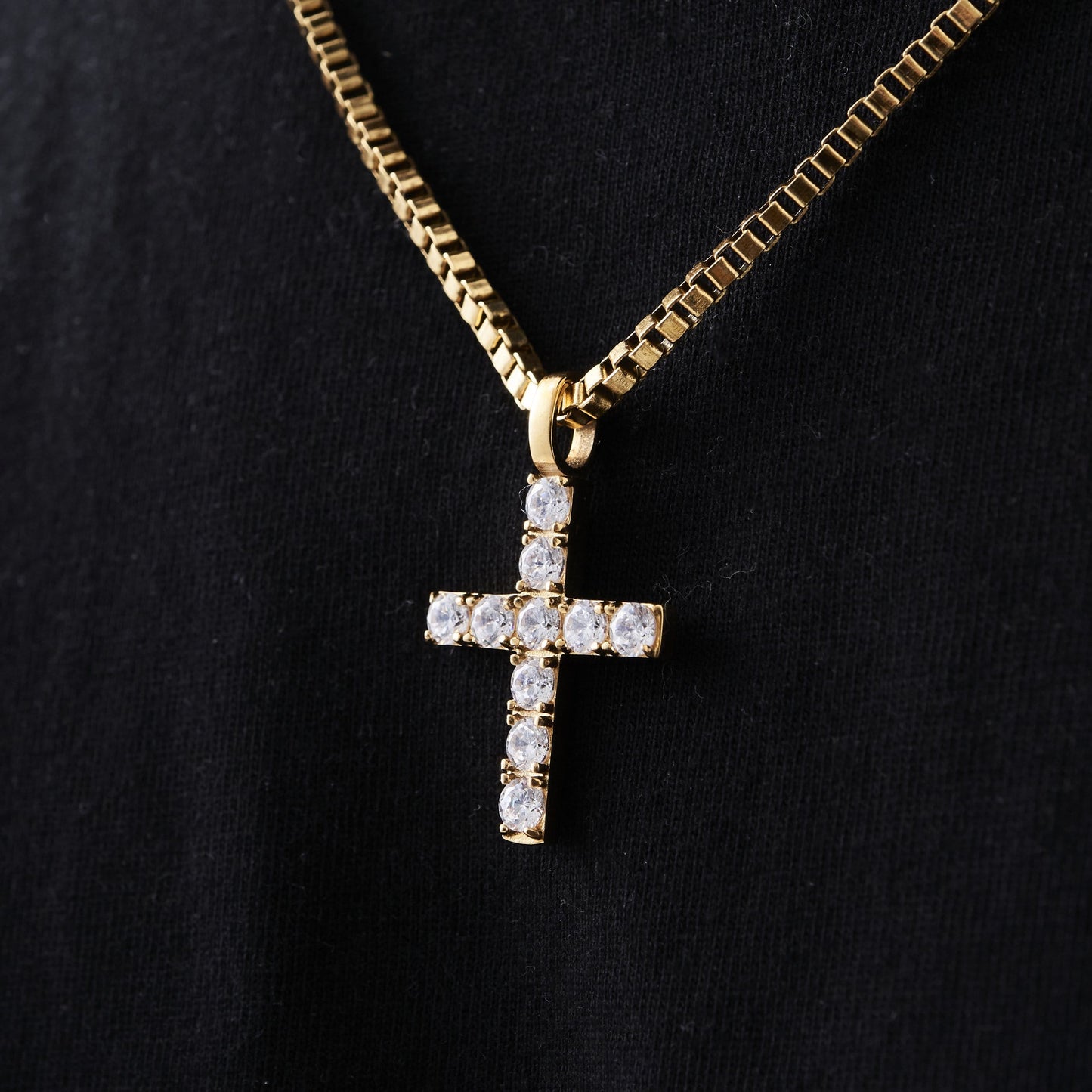 Iced Cross (Goud)