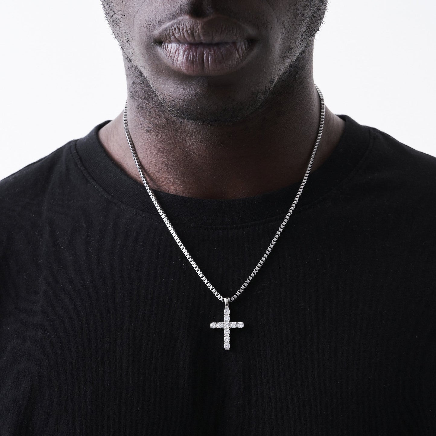 Iced Cross (Zilver)