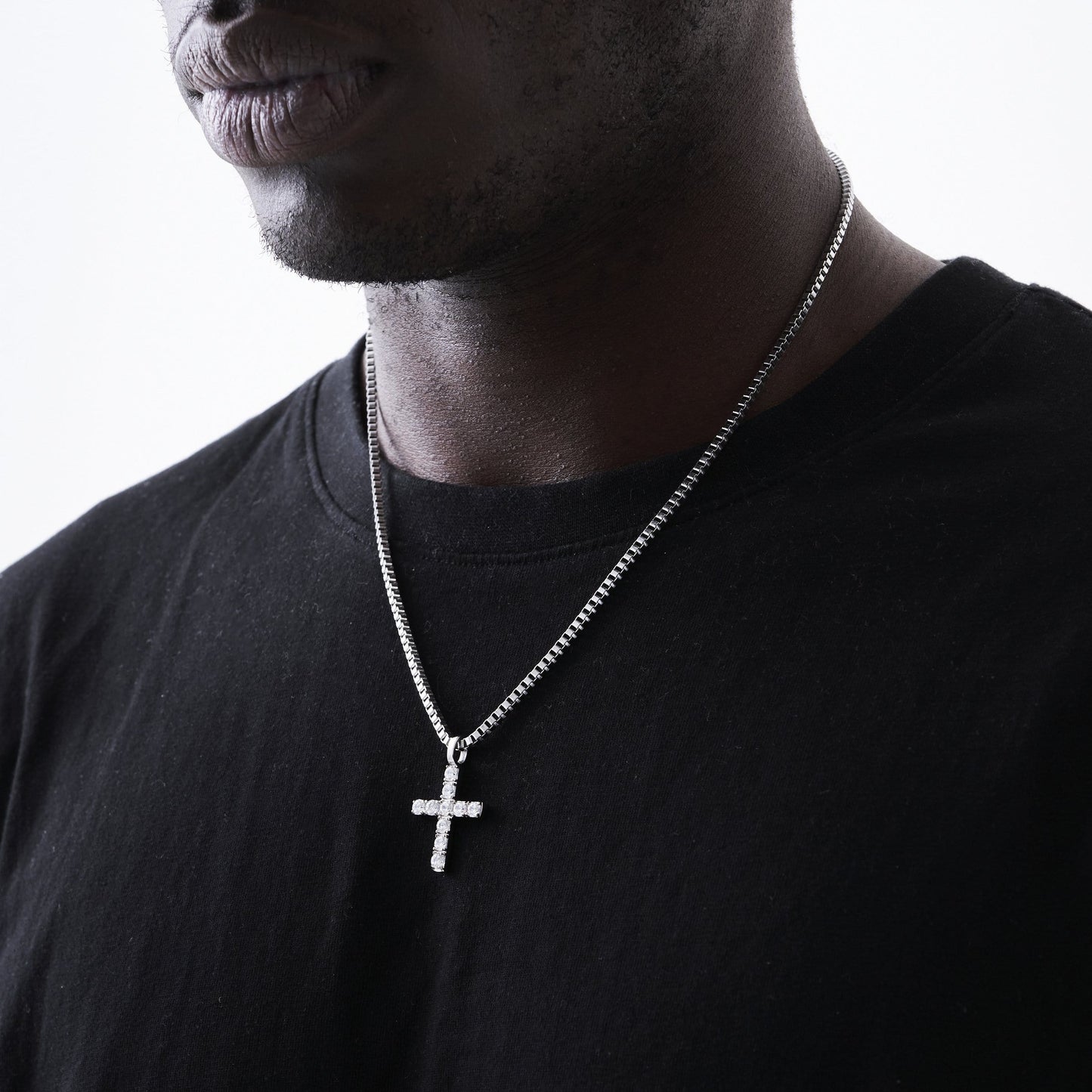 Iced Cross (Zilver)