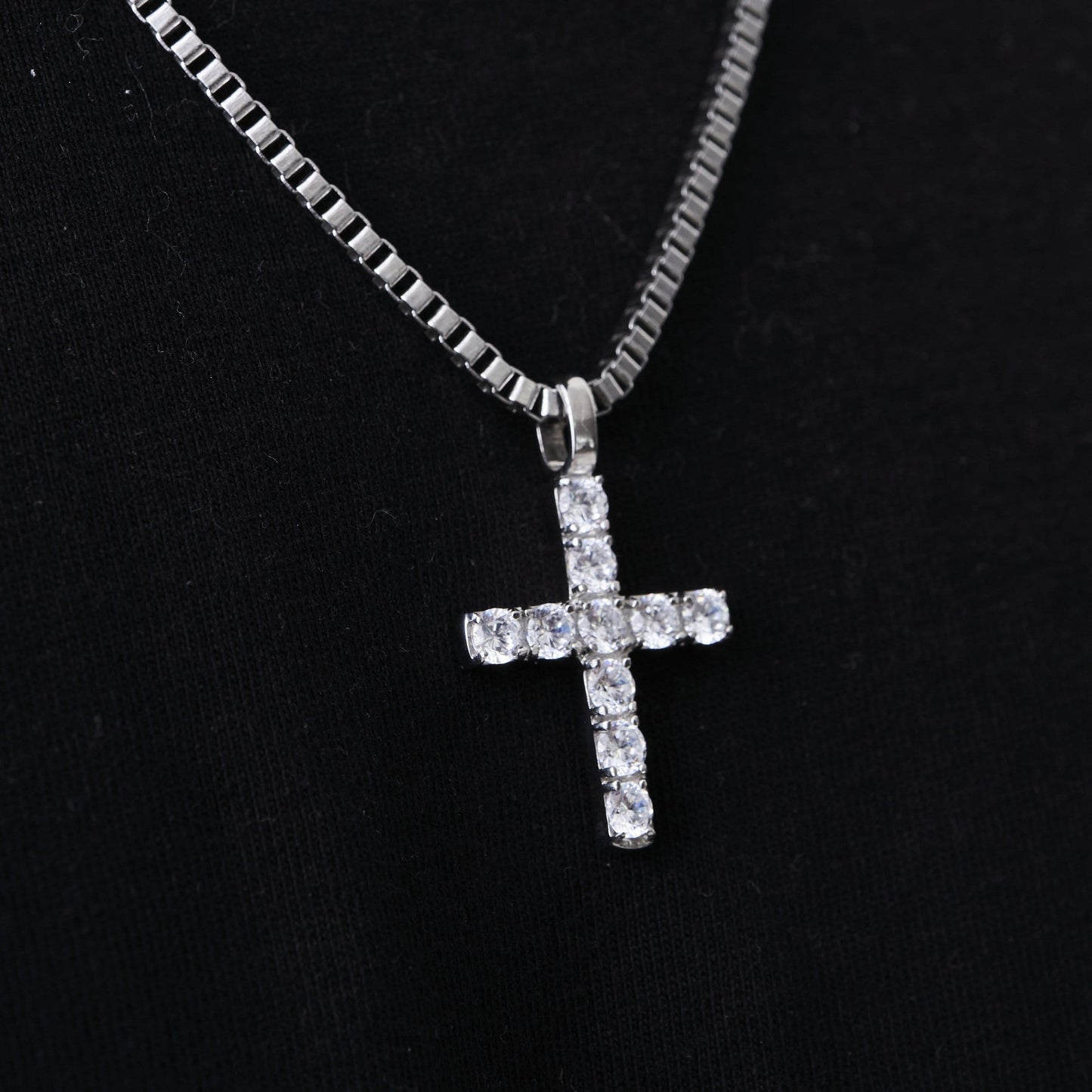 Iced Cross (Zilver)