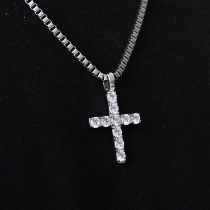 Iced Cross (Zilver)