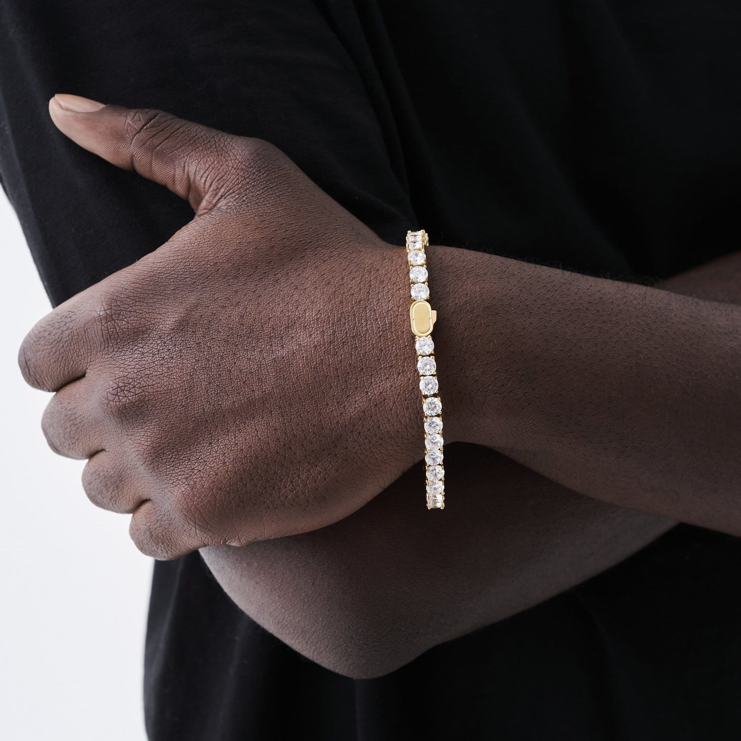 Tennisarmband (Goud) 5mm