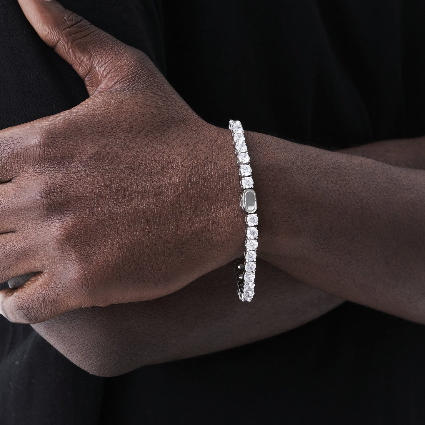 Tennisarmband (Zilver) 5mm