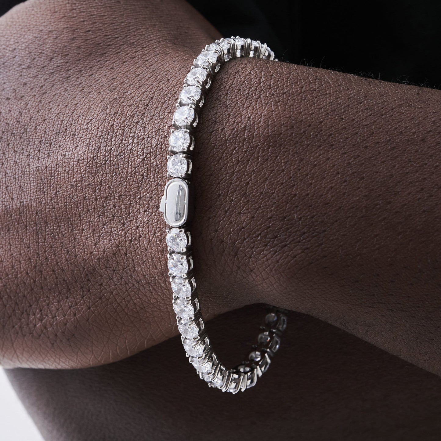 Tennisarmband (Zilver) 5mm