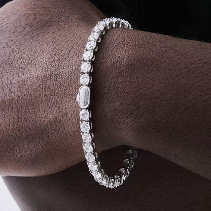 Tennisarmband (Zilver) 5mm