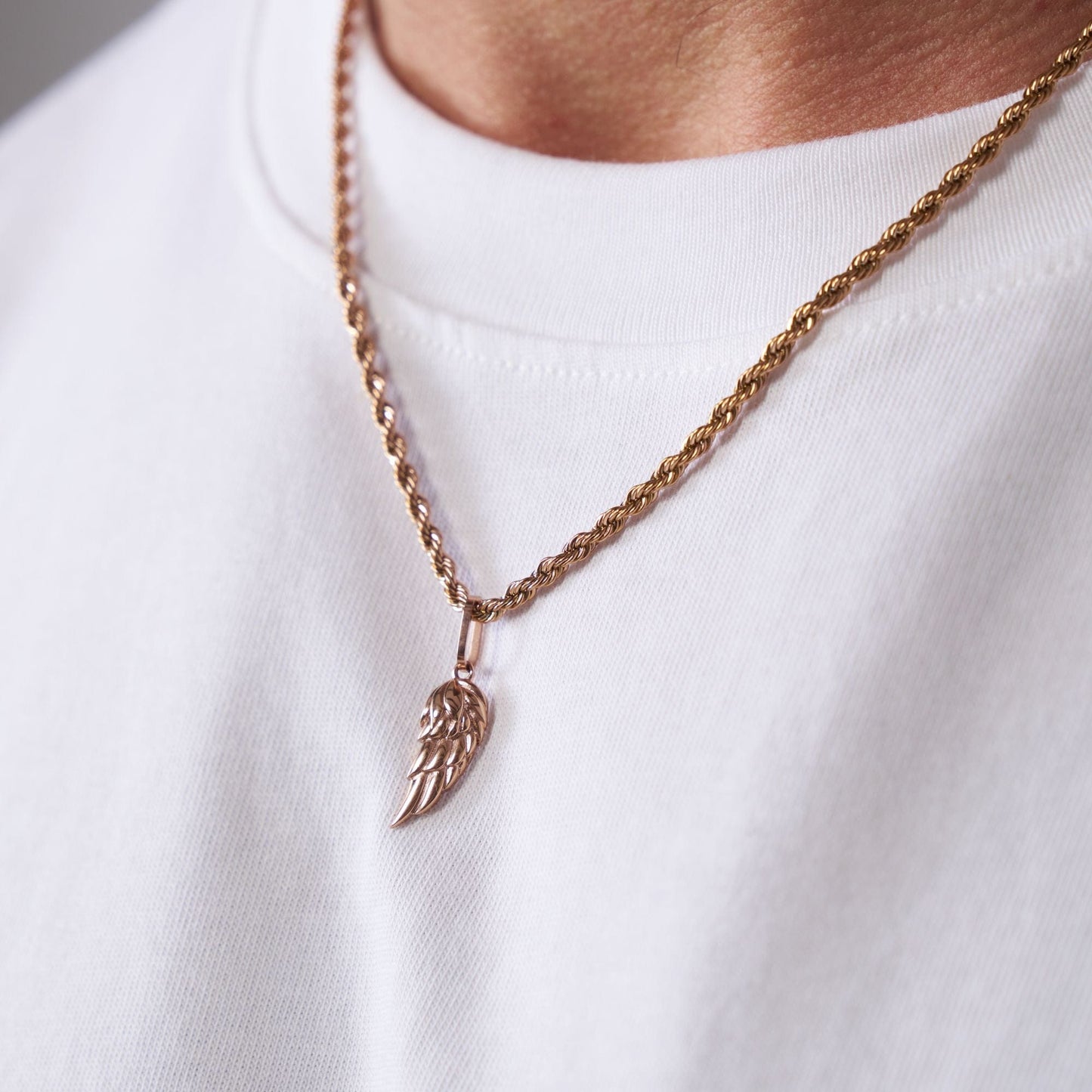 Wing & Connell Set (Roze Goud)