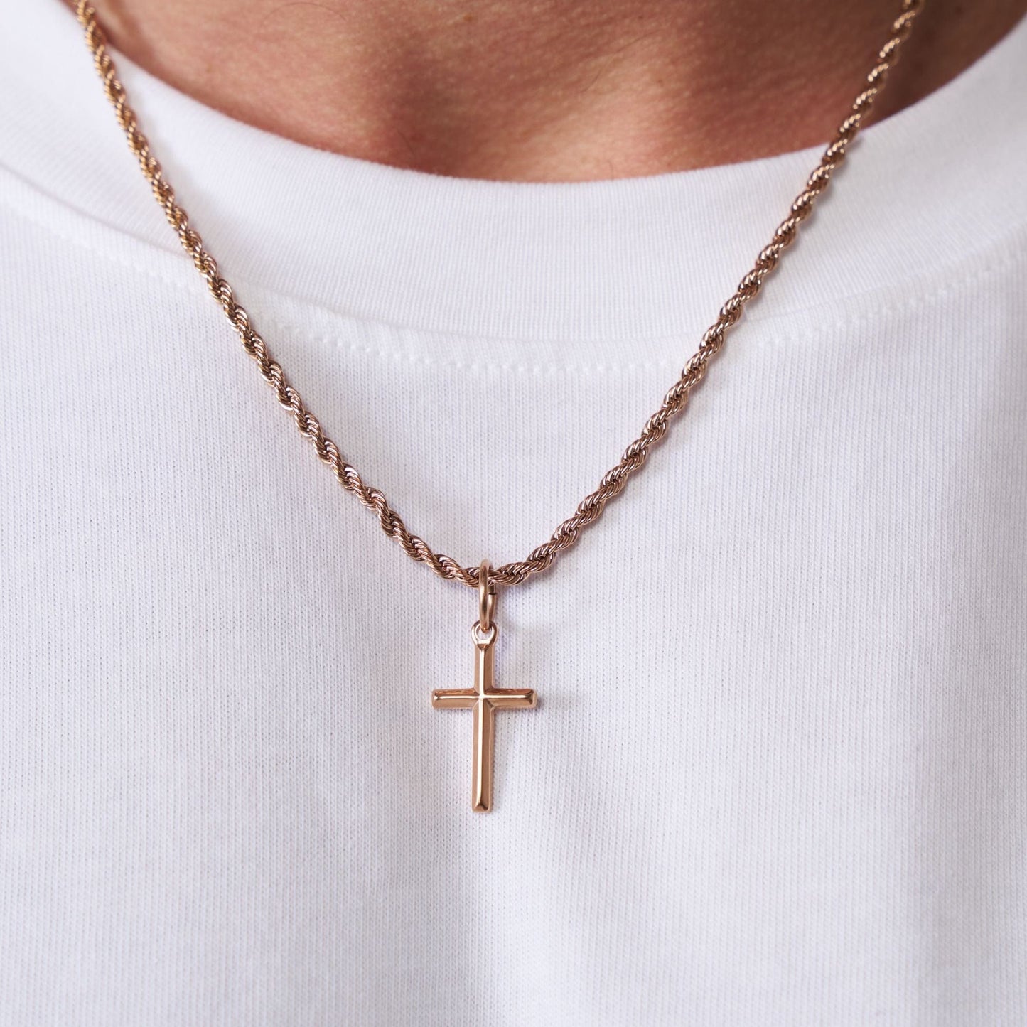 Kruis (Roze Goud)