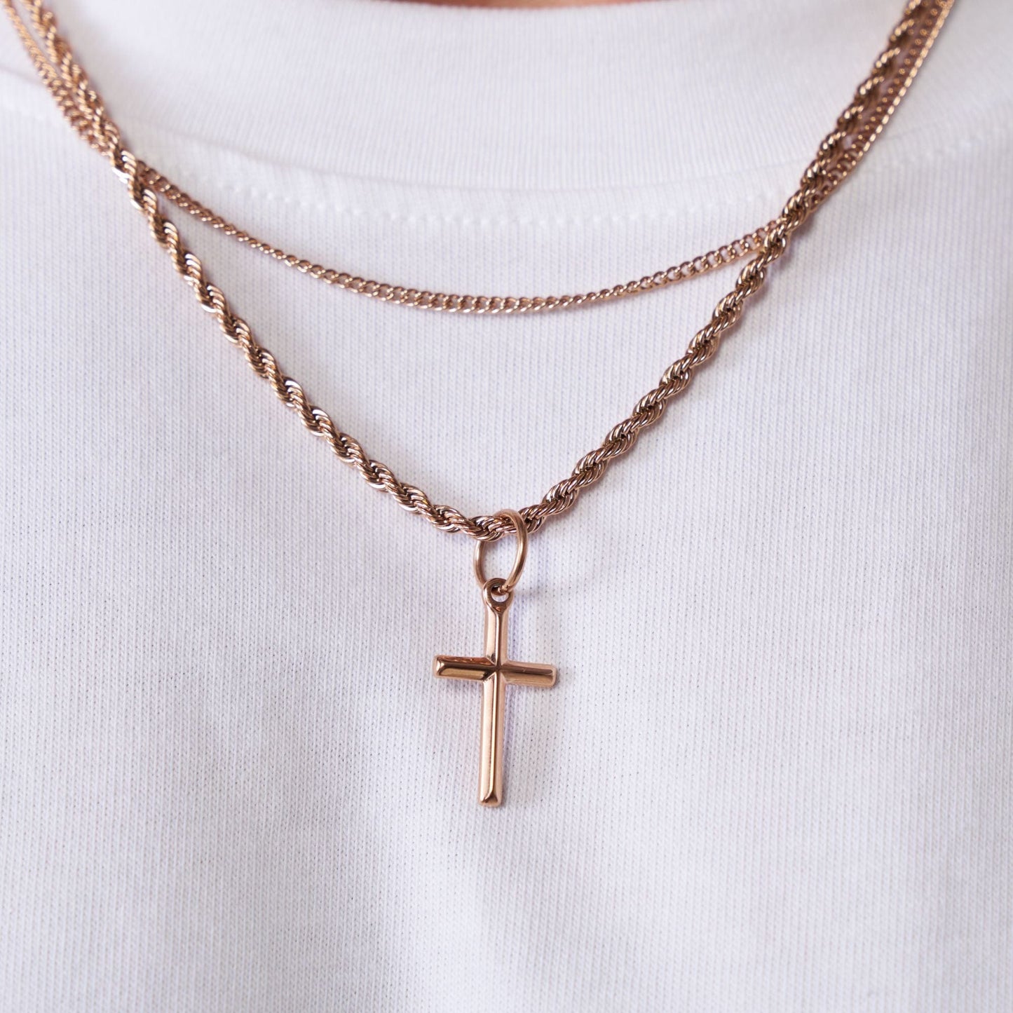 Cross & Connell Set (Roze Goud)