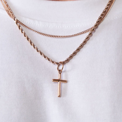 Cross & Connell Set (Roze Goud)