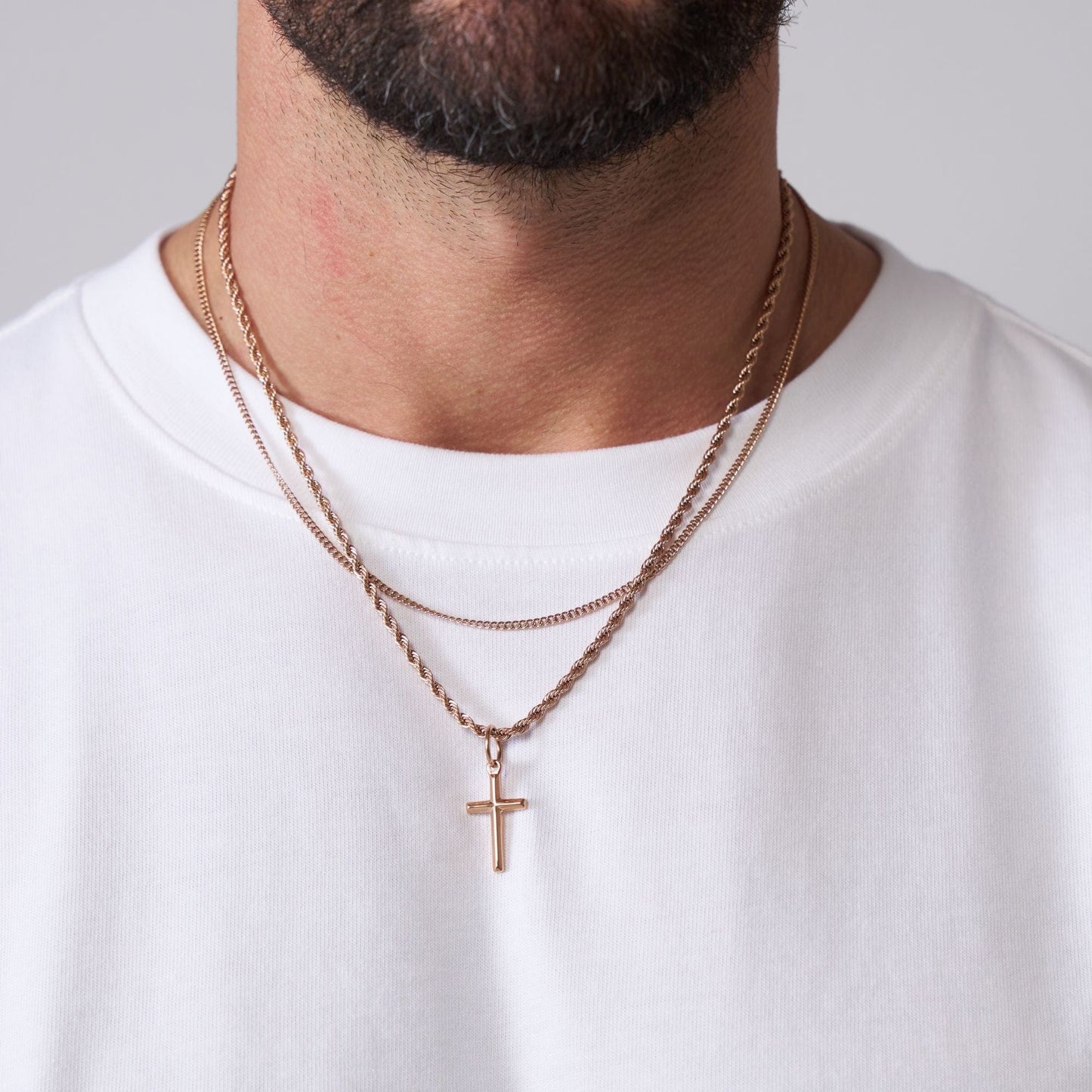 Cross & Connell Set (Roze Goud)