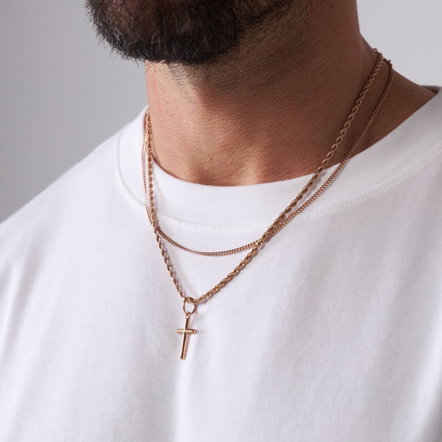Cross & Connell Set (Roze Goud)