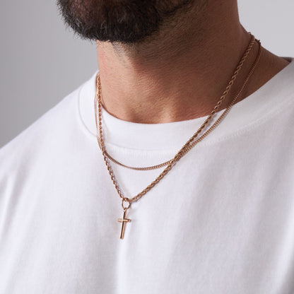 Cross & Connell Set (Roze Goud)