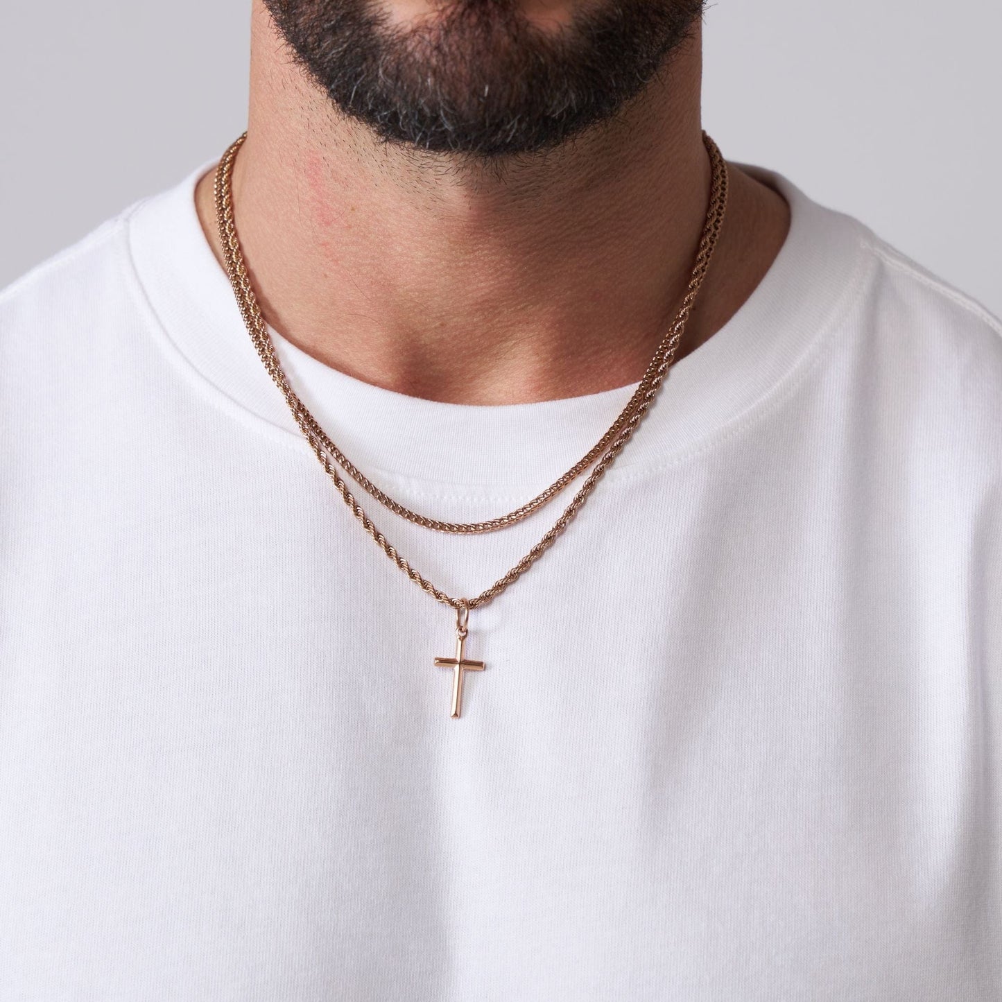 Cross & Cali Set (Roségoud)