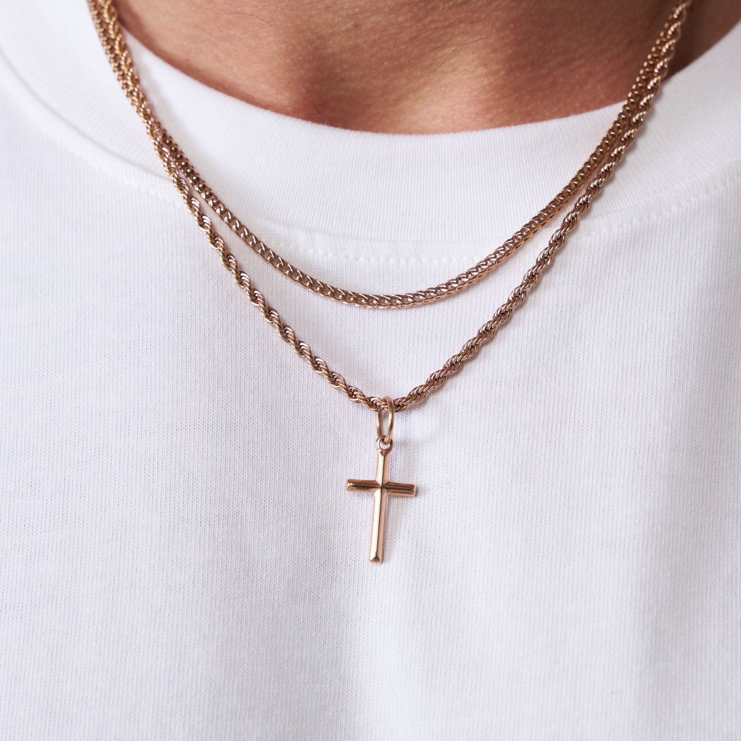 Cross & Cali Set (Roségoud)