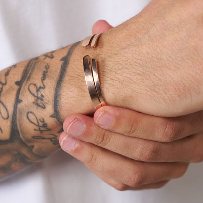 Klassieke Cuff 3mm (Roze Goud)