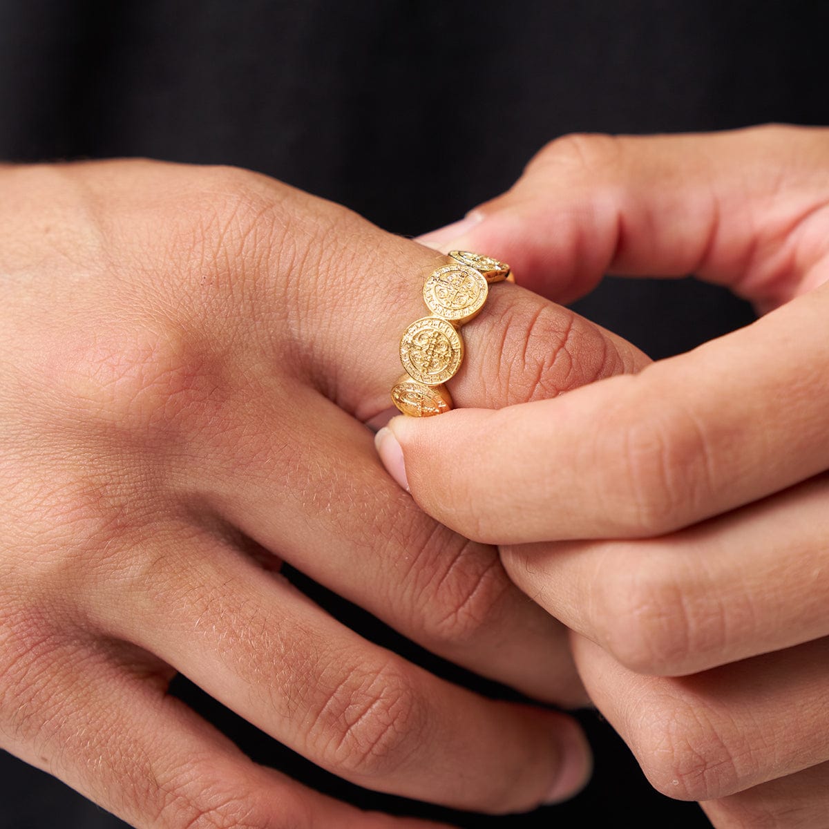 Sint Benedictus Bandring (Goud)