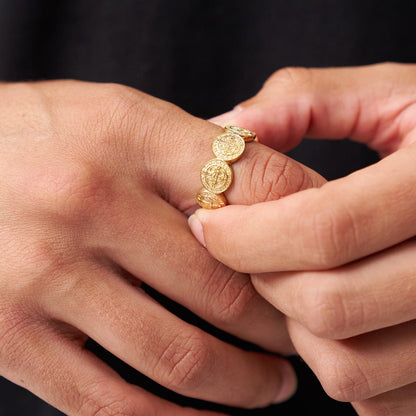 Sint Benedictus Bandring (Goud)
