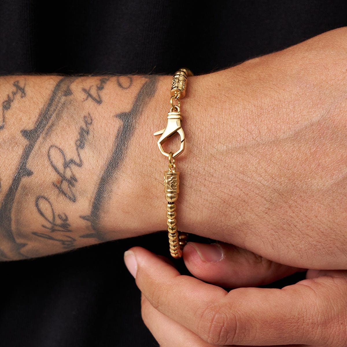 Mini Chrome Bal Armband (Goud)