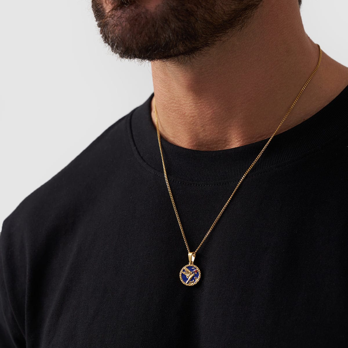 Emaille Zwaluw Hanger (Goud)