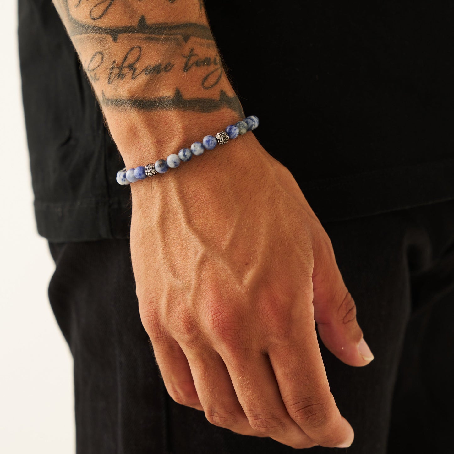 Sodaliet Steen Armband (Zilver)